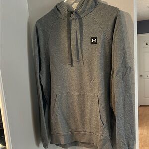 Under Armour Hoodie Men’s Medium Loose Gray Pullover Sweater Sweatshirt Active